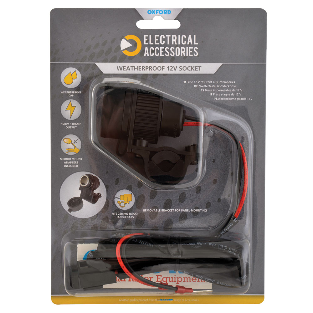 Oxford OXFORD 12V STD ACCESSORY SOCKET